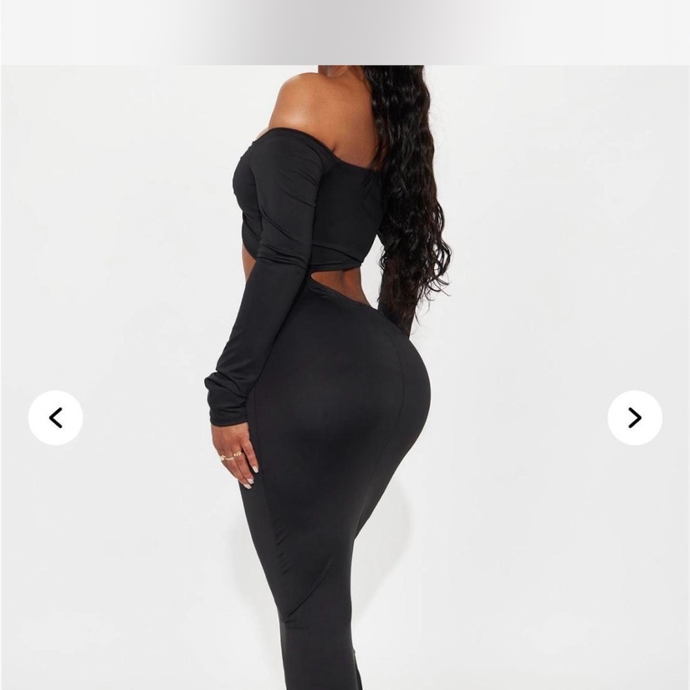 Fashion Nova Black Maxi Dress - Picture 3 of 3